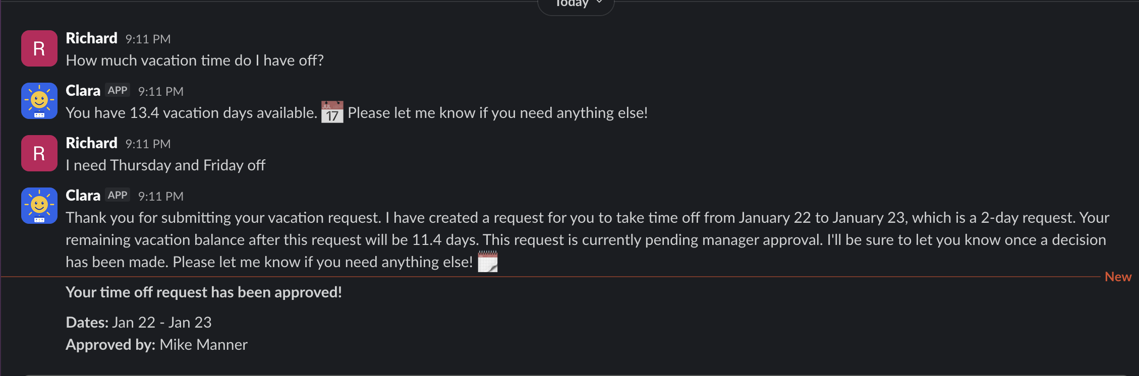 Natural Language Reqests